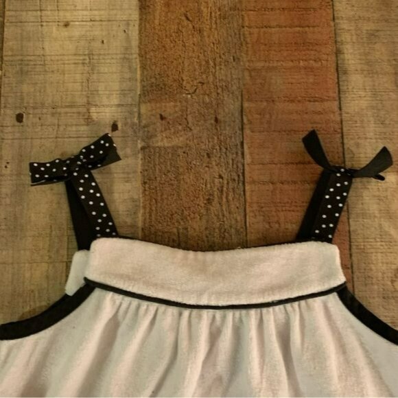 Janie and jack girls white and black swimsuit cover up -4 - Picture 2 of 5